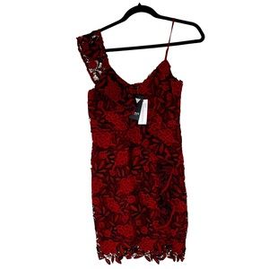 GUESS Womens New 1035 Maroon Floral V Neck Shift Cocktail Dress S B+B